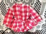 ag pink plaid outfit dress bk